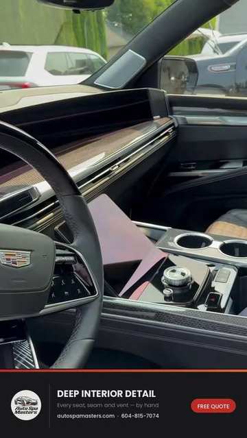 Auto Spa Masters — Escalade interior