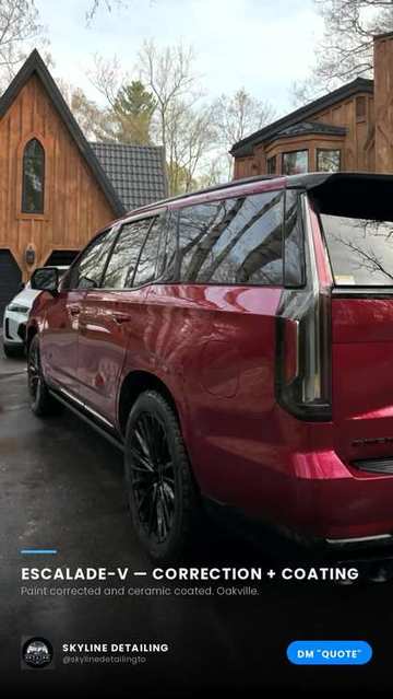 Skyline Detailing — Escalade orbit
